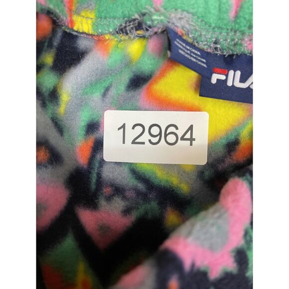 Fila x Rowing Blazers Pants Men Medium Multicolor Polar Fleece Sweatpants Adult - Picture 15 of 15